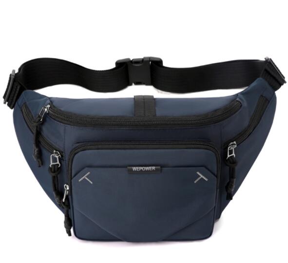 メンズ撥水ウエストバッグ多機能ボディバッグ