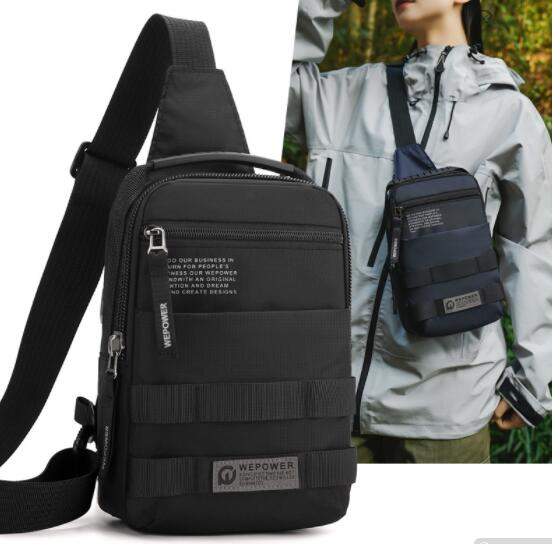 男性用撥水加工斜めがけボディバッグ