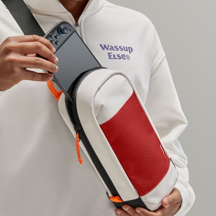 ボディバッグ 多機能収納スリムボディバッグ