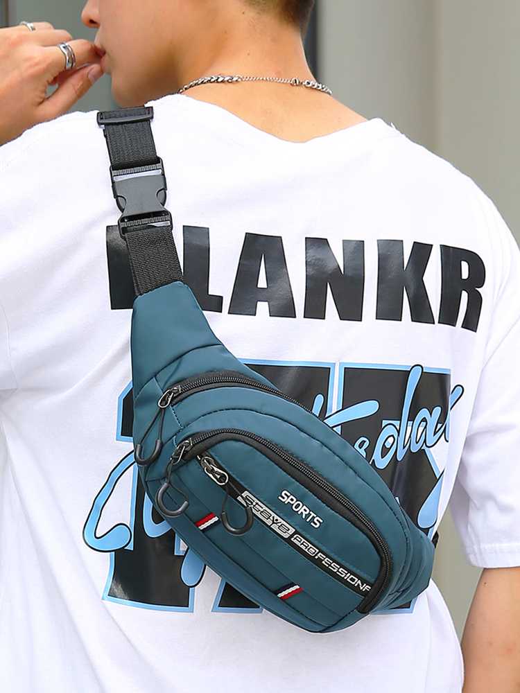 ボディバッグ スポーツ向け多機能ウエストポーチ