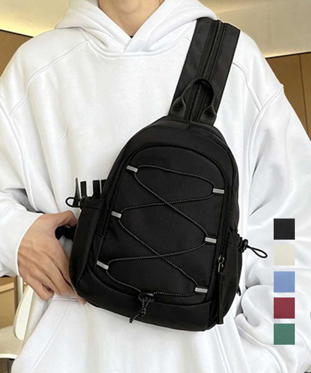 多機能ボディバッグ 2wayリュック 反射素材付き