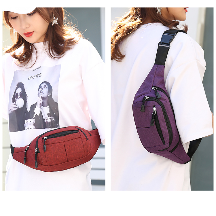 軽量防水ボディバッグ ウエストバッグ 男女兼用