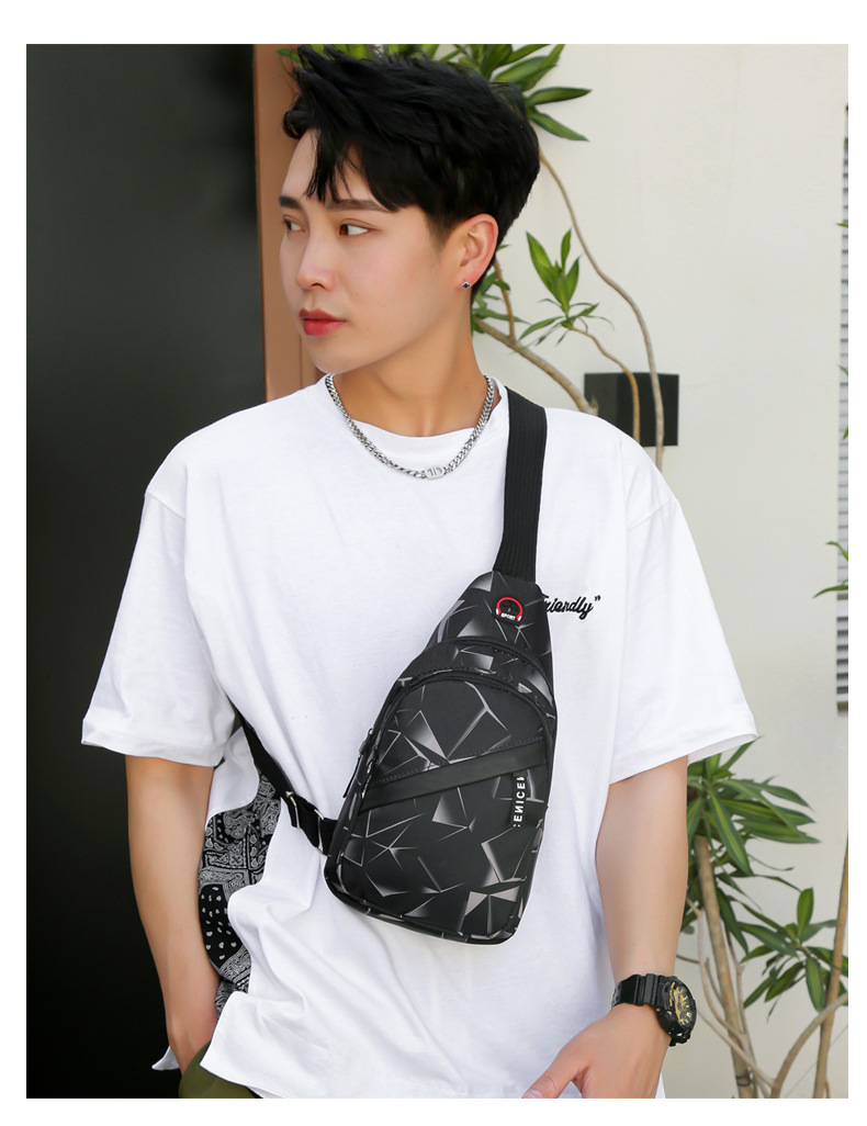 メンズボディバッグ軽量肩掛けバッグ