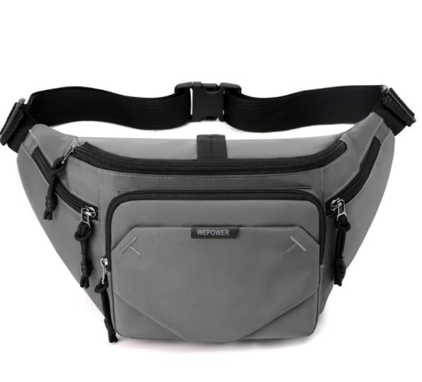 メンズ撥水ウエストバッグ多機能ボディバッグ