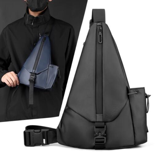メンズ斜め掛けボディバッグ三角型ワンショルダー