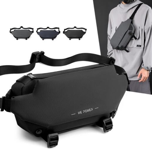 メンズ撥水ボディバッグ斜めがけウエストポーチ