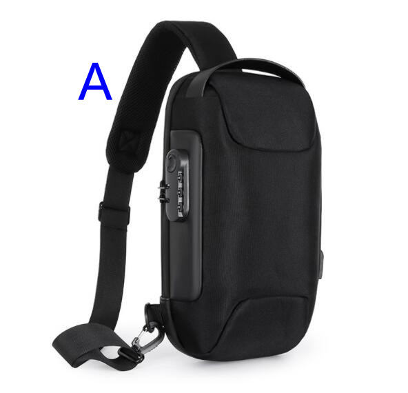 ボディバッグ斜めがけ多機能防盗機能付きバイカー用