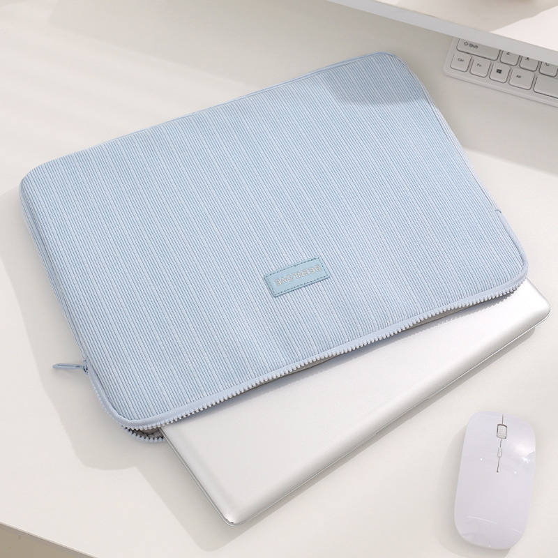 パソコンケース コーデュロイ素材の柔らか保護ケース