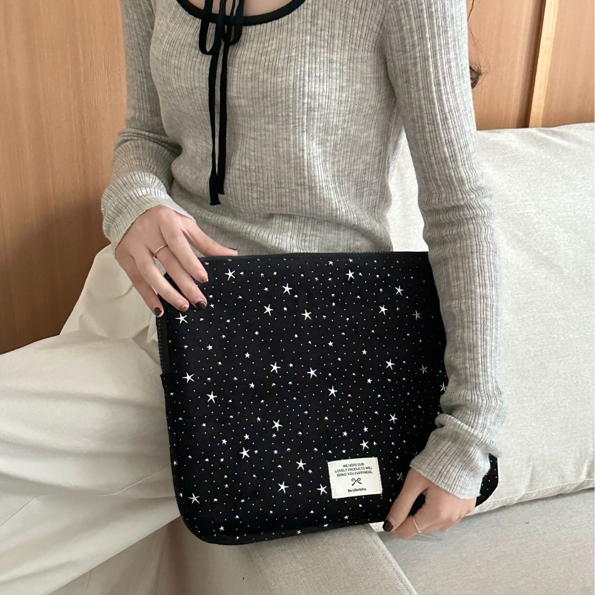 パソコンケース 星空模様の可愛いパソコン収納ケース