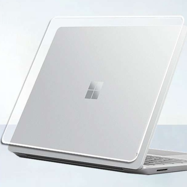  Microsoft Surface Laptop に対応したクリアのパソコンケース☆　上面と背面カバーでがっつり保護します