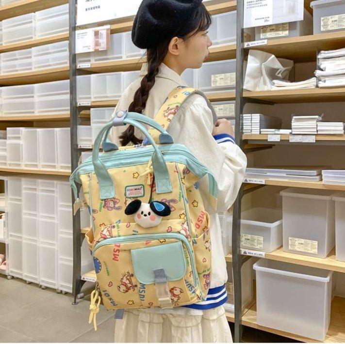 パソコンケース うさぎ柄 学生バッグパック