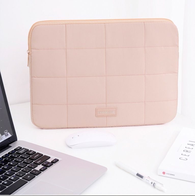パソコンケース キルティング格子模様パソコン収納バッグ