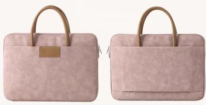 パソコンケース 本革持ち手付き高級感あふれるパソコンケース