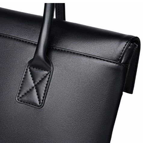 パソコンケース 上品ハンドル付きフラップ式パソコンケース