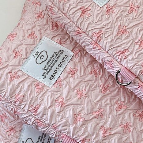 パソコンケース ツイード調編み込み柄ふんわりパソコンケース