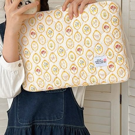 パソコンケース レトロ動物刺繍柄パソコン収納ケース