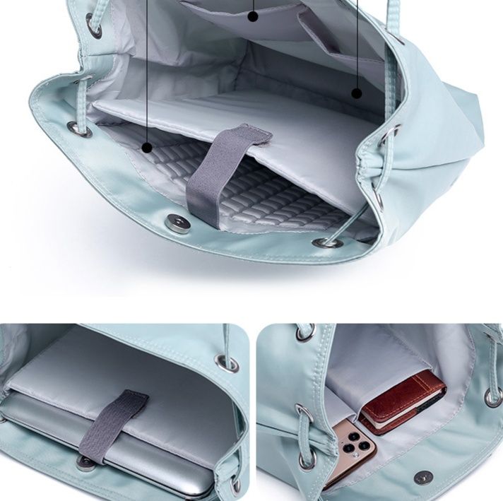 パソコンケース 巾着型レザー調パソコン収納バッグ