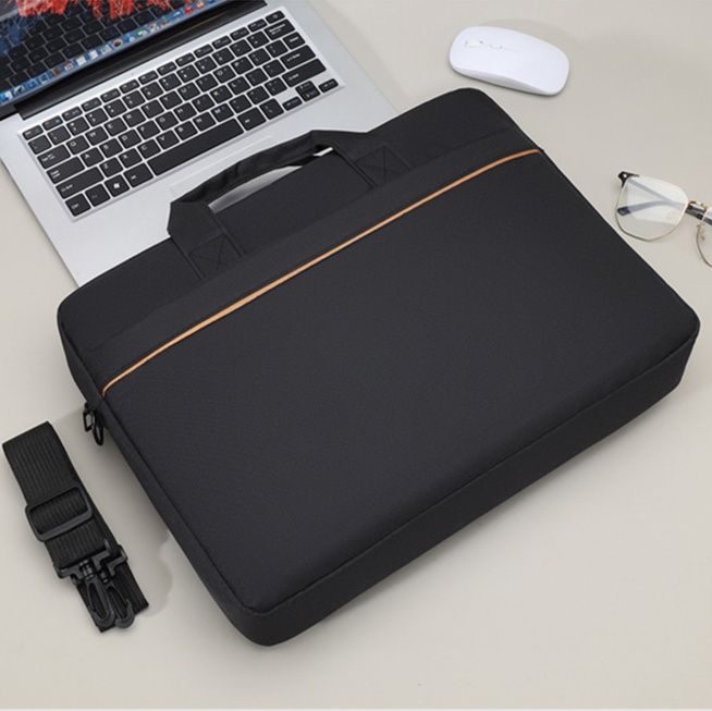 パソコンケース 多機能ポケット付き二層式ビジネスパソコンケース