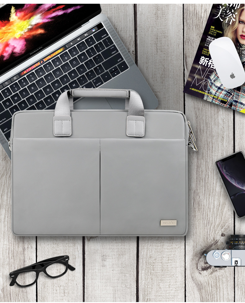 パソコンケース 多機能ビジネス仕様二層式パソコンケース