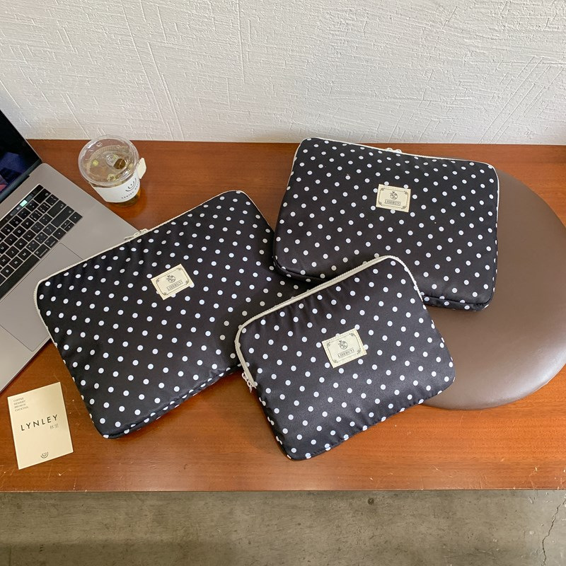 パソコンケース ハート柄たっぷりクッション入りパソコン収納ケース