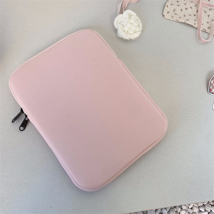 パソコンケース ふわもこうさぎリボン付きパソコンケース