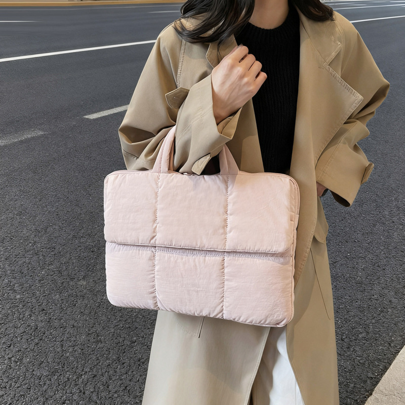 パソコンケース キルティングクッション風パソコンケース