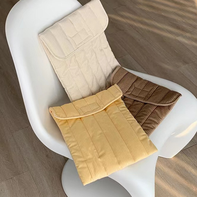 パソコンケース コーデュロイ生地の柔らか封筒型パソコンケース