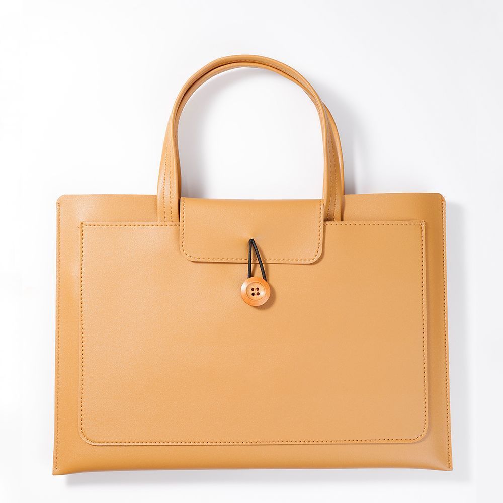 パソコンケース 本革仕立て手提げ型パソコンケース