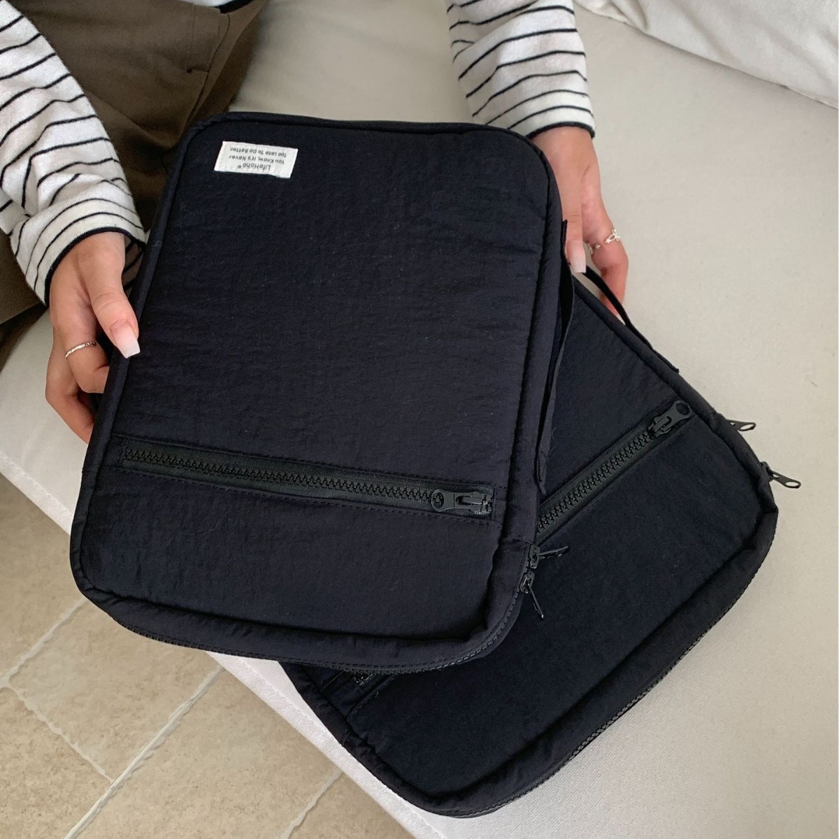 パソコンケース ふんわりキルティング多機能パソコンケース