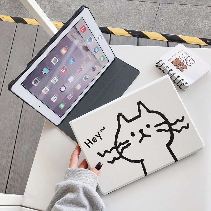 手書き風ねこちゃんパソコンケース