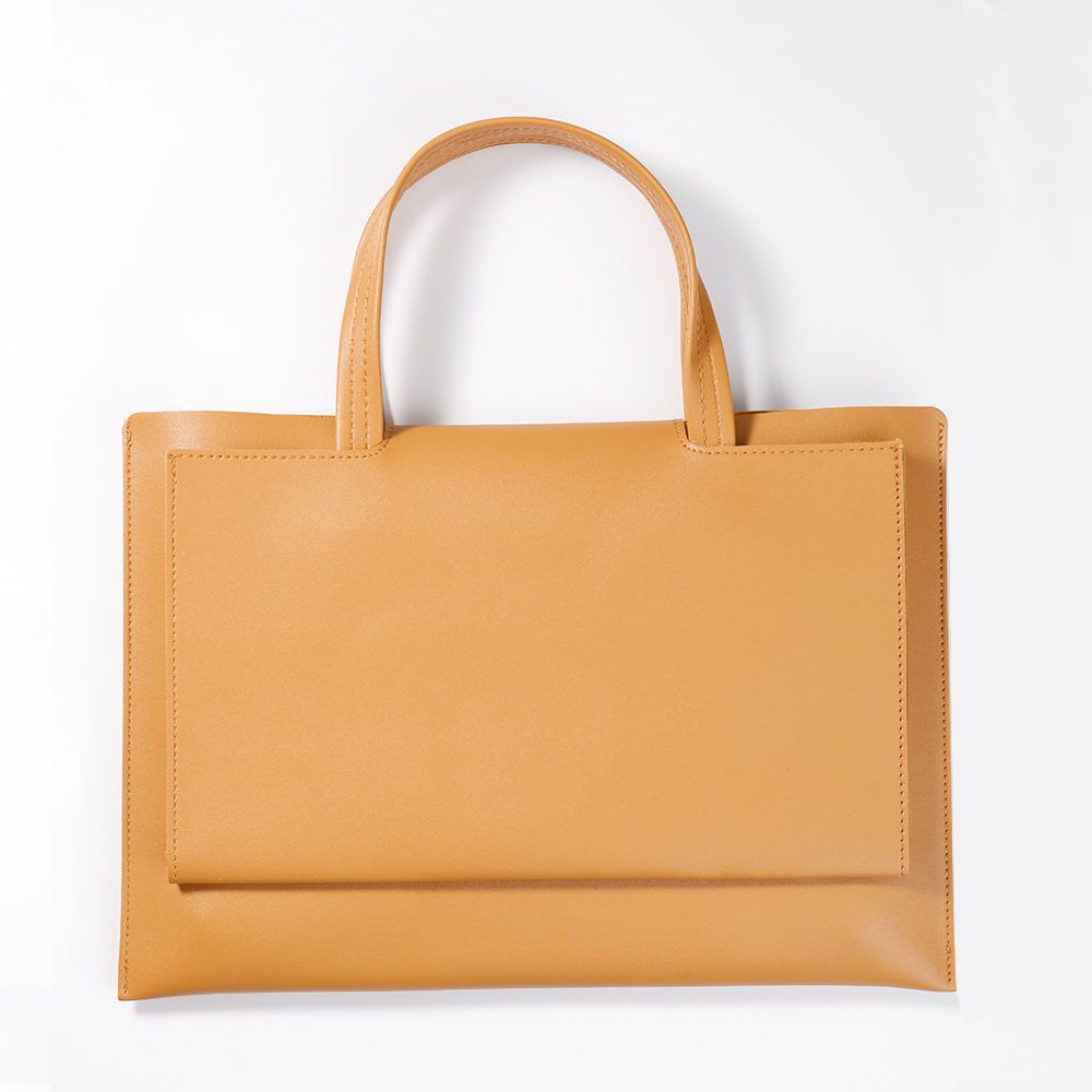 パソコンケース 本革仕立て手提げ型パソコンケース