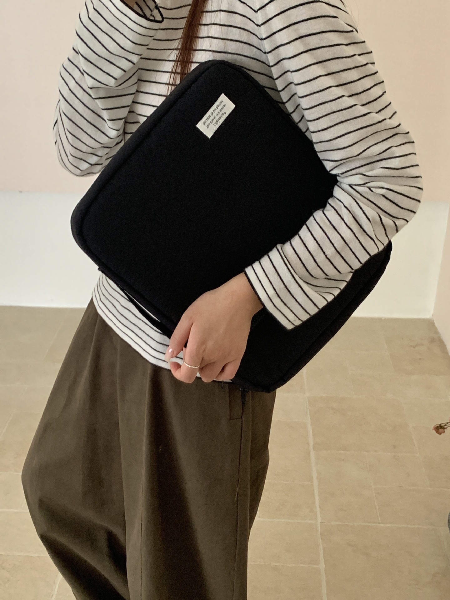 パソコンケース ふんわりキルティング多機能パソコンケース