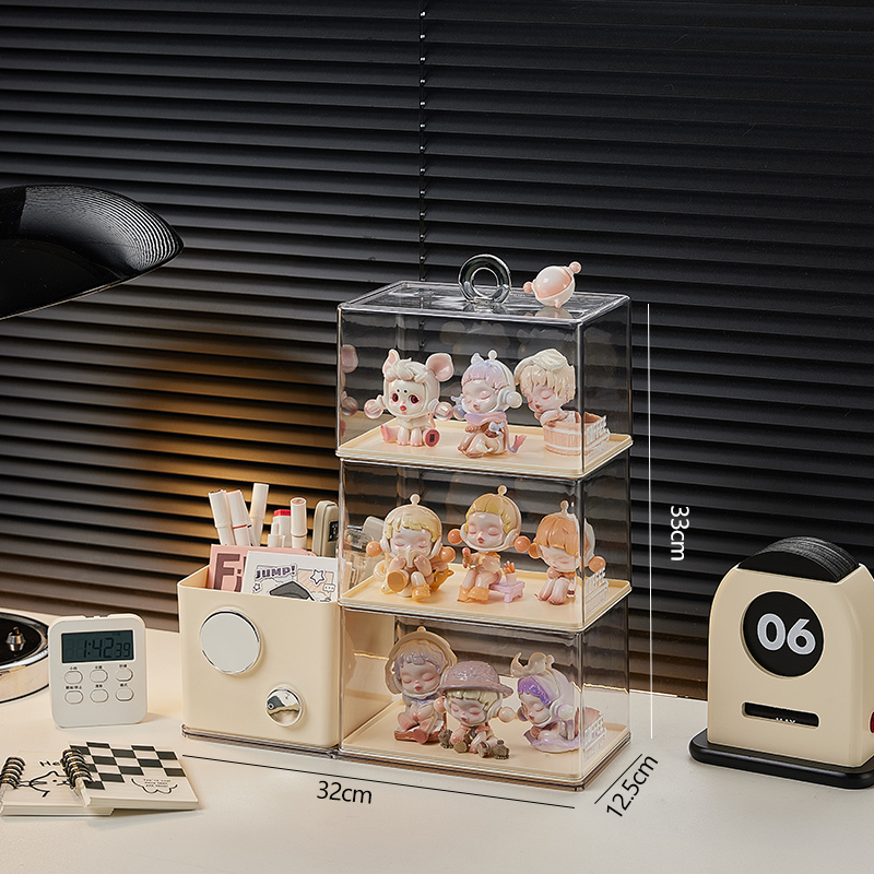 フィギュアケース 積み重ね透明収納ケース