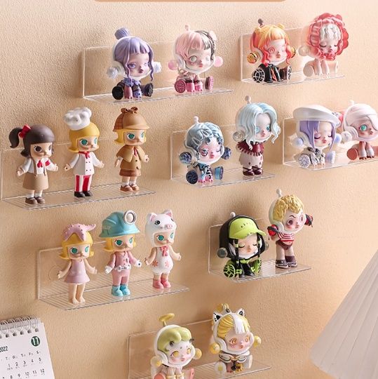 フィギュアケース 壁掛け式コレクション棚 ミニフィギュア用