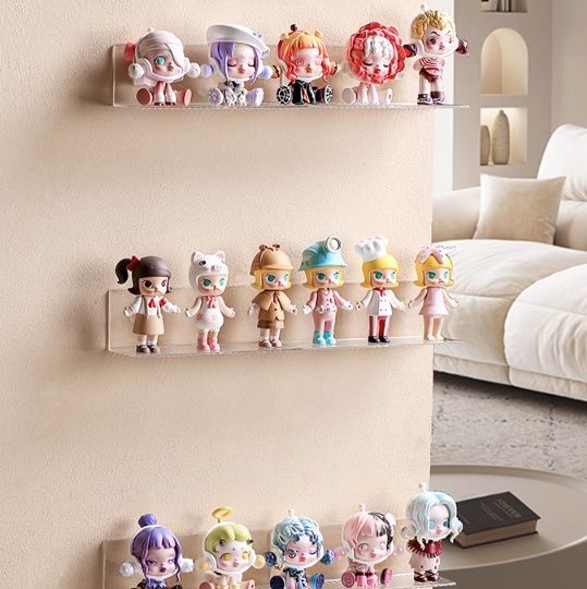 フィギュアケース 壁掛け式コレクション棚 ミニフィギュア用