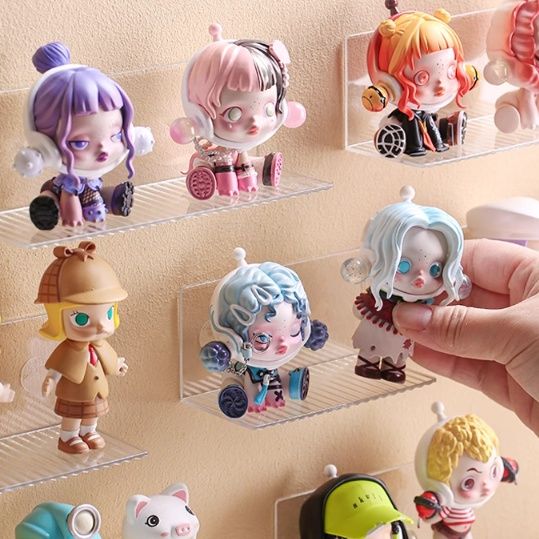 フィギュアケース 壁掛け式コレクション棚 ミニフィギュア用