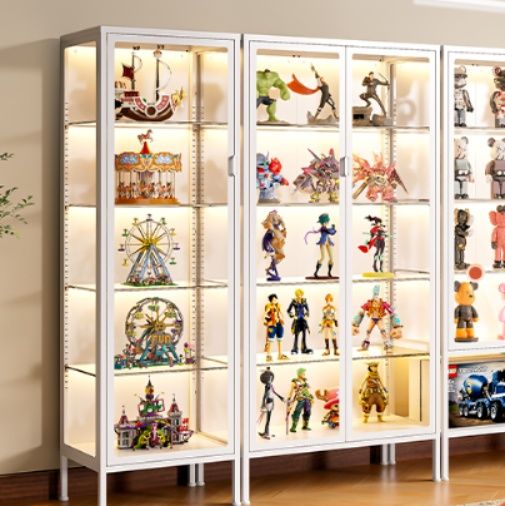 フィギュアケース 多段ガラス扉コレクションケース