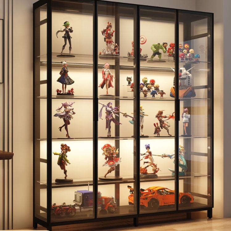 フィギュアケース 大型全面ガラスコレクションケース