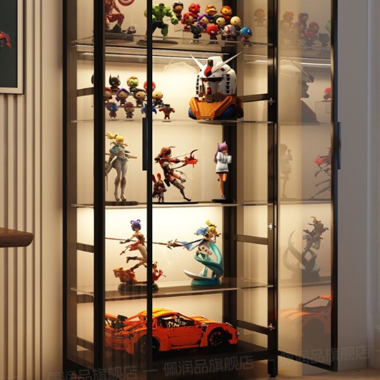 フィギュアケース 大型全面ガラスコレクションケース