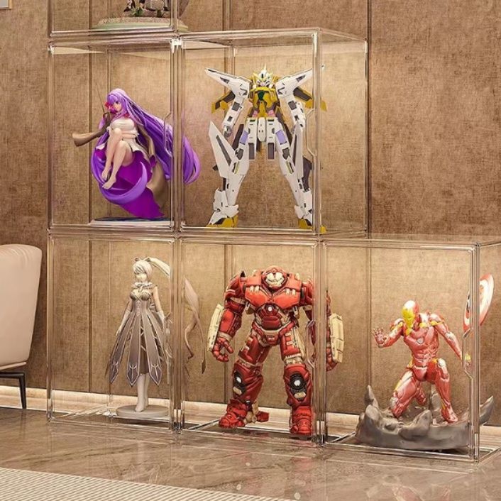 フィギュアケース 透明積み重ねコレクションケース