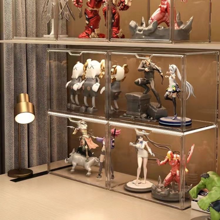 フィギュアケース 透明積み重ねコレクションケース