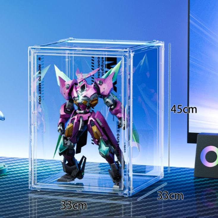 フィギュアケース 積み重ね可能な透明コレクションケース