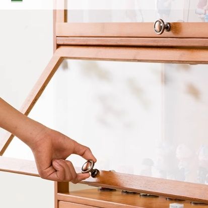 フィギュアケース 木製五段式コレクション棚