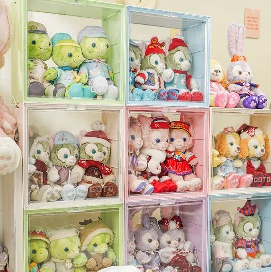 フィギュアケース 組み合わせ自由な積み重ねフィギュアケース
