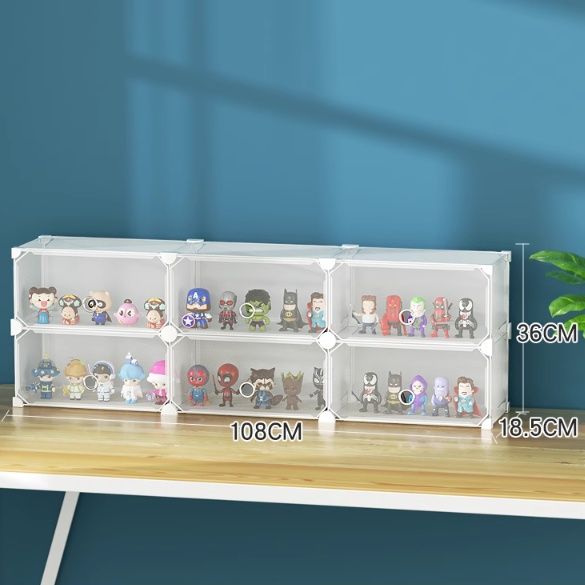 フィギュアケース 積み重ね可能な小型フィギュアケース