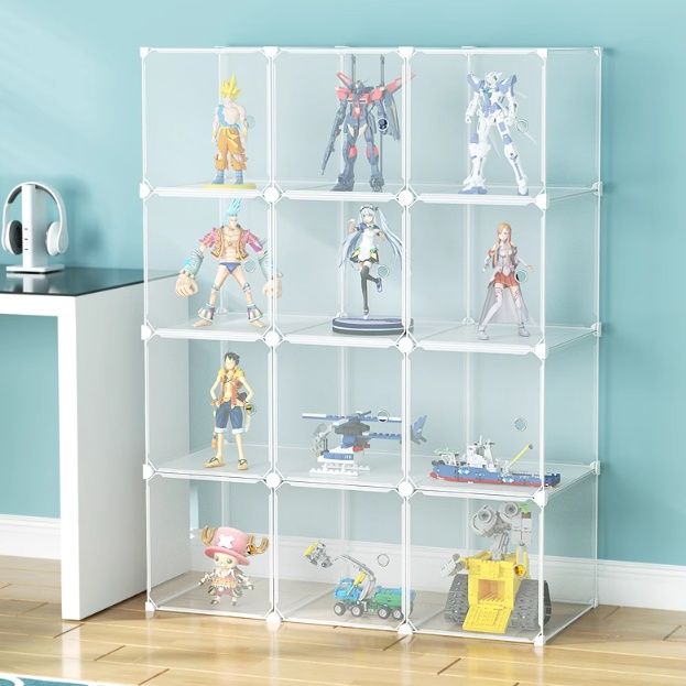 フィギュアケース 積み重ね可能な小型フィギュアケース