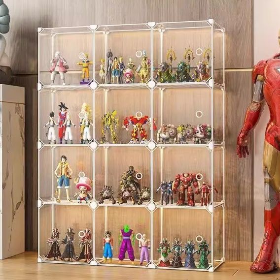 フィギュアケース 積み重ね透明コレクションボックス