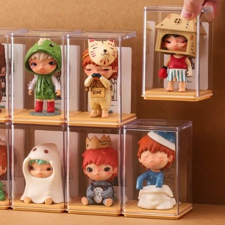 フィギュアケース 透明ポップアップコレクションボックス