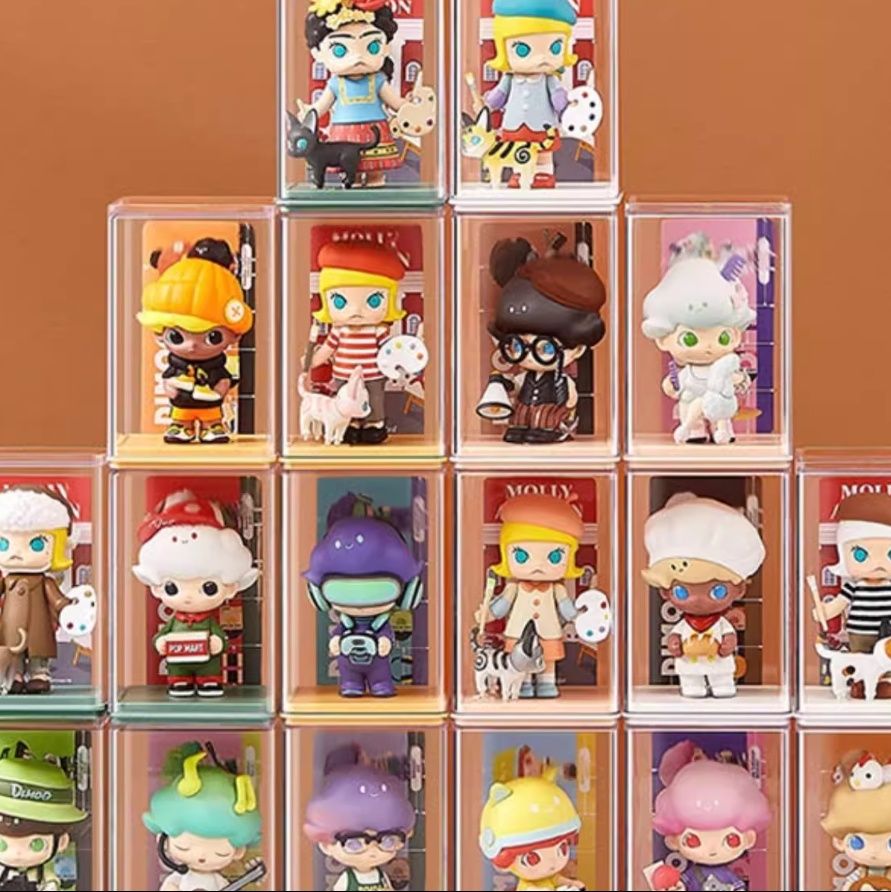 フィギュアケース 透明ポップアップコレクションボックス
