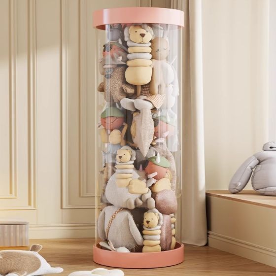 フィギュアケース 円柱型コレクションタワー